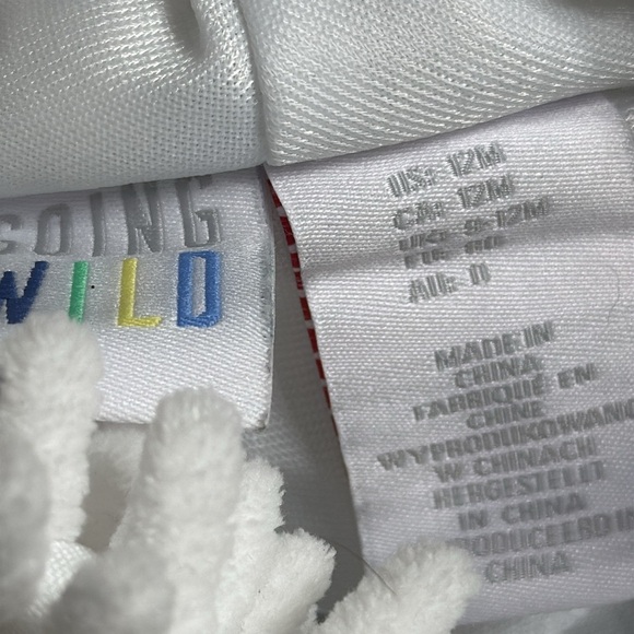 Adorable Cow Costume for Babies Sz 12 Mos chenille w horns/bell/tail  Halloween - Picture 7 of 8